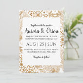 elegante Weihnachtskarten Einladung (Stehend Vorderseite)