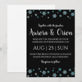 elegante Weihnachtskarten Einladung (Vorne/Hinten)