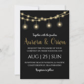 elegante Weihnachtskarten Einladung (Vorderseite)