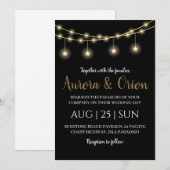 elegante Weihnachtskarten Einladung (Vorne/Hinten)