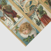 Elegante Weihnachtskarten mit Gold Borders Seidenpapier (Ausschnitt)