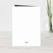 Elegante Weihnachtskartenserie (Rückseite)