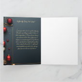 Elegante Weihnachtskartenserie Karte (Innenseite)