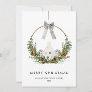 Elegante Weihnachtskomposition Unternehmen Feiertagskarte