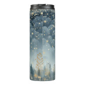 Elegante Weihnachtsreise Umarmung - Holiday Therma Thermosbecher (Rückseite)