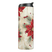 Elegante Weihnachtsreise Umarmung - Holiday Therma Thermosbecher (Nach links gedreht)