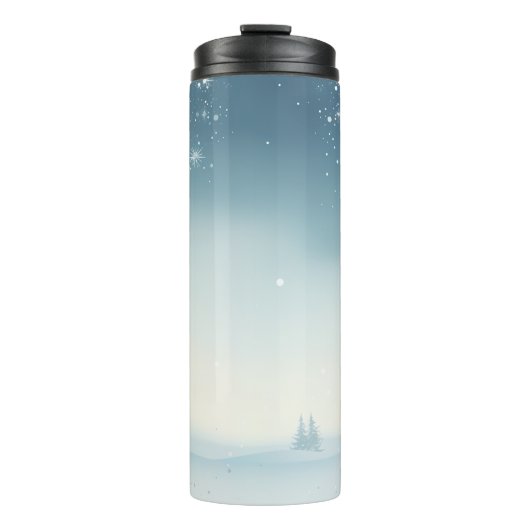 Elegante Weihnachtsreise Umarmung - Holiday Therma Thermosbecher (Vorderseite)