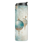 Elegante Weihnachtsreise Umarmung - Holiday Therma Thermosbecher (Nach links gedreht)