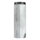 Elegante Weihnachtsreise Umarmung - Holiday Therma Thermosbecher (Rückseite)