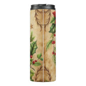 Elegante Weihnachtsreise Umarmung - Holiday Therma Thermosbecher (Rückseite)