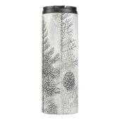 Elegante Weihnachtsreise Umarmung - Holiday Therma Thermosbecher (Rückseite)