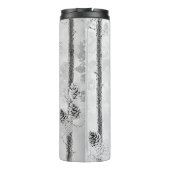 Elegante Weihnachtsreise Umarmung - Holiday Therma Thermosbecher (Rückseite)