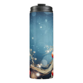 Elegante Weihnachtsreise Umarmung - Holiday Therma Thermosbecher