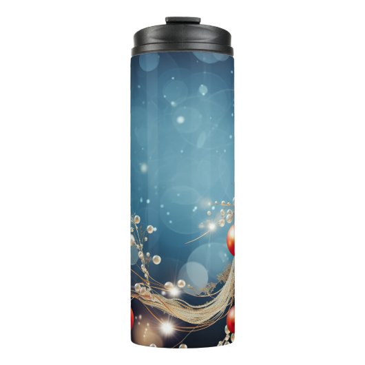 Elegante Weihnachtsreise Umarmung - Holiday Therma Thermosbecher (Vorderseite)