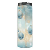 Elegante Weihnachtsreise Umarmung - Holiday Therma Thermosbecher (Rückseite)