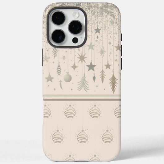 Elegante Weihnachtsschmuck Case-Mate iPhone Hülle (Rückseite)