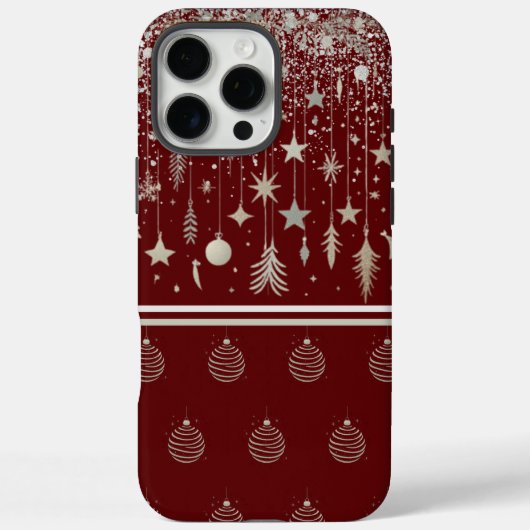 Elegante Weihnachtsschmuck Case-Mate iPhone Hülle (Rückseite)