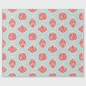 Elegante Weihnachtsschmuck-Geschenkverpackung Geschenkpapier (Flach)