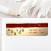 Elegante Weihnachtsschmuck, Imitate Gold (Insitu)