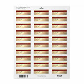 Elegante Weihnachtsschmuck, Imitate Gold (Vorne)