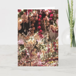 Elegante Weihnachtsschmuck Karte