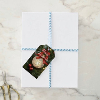 Elegante Weihnachtsschmuck-Kollektion mit roter Sc Geschenkanhänger