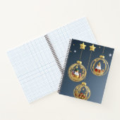 Elegante Weihnachtsschmuck Notizblock (Innenseite)