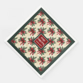 Elegante Weihnachtsservietten Serviette (Ecke)