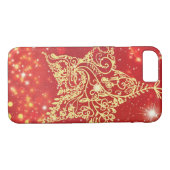 Elegante Weihnachtsstars Case-Mate iPhone Hülle (Rückseite (Horizontal))