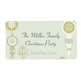 Elegante Weihnachtswasserflasche