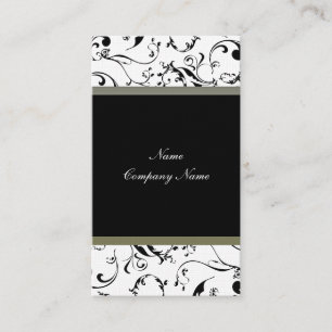 Elegante Weinkarte für Wirbel Visitenkarte