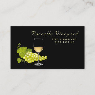 Elegante Weinkellerei Business Card Visitenkarte