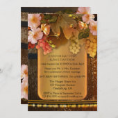 Elegante Weinkellerei Hochzeitsempfang nur Einladu Einladung (Vorne/Hinten)