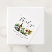 Elegante Weinkellerei Vielen Dank Geschenkanhänger (Beispiel)