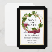 Elegante Weinroute Mendrisiotto Save The Date (Vorne/Hinten)