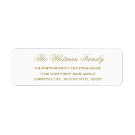 Elegante weiße Adresse