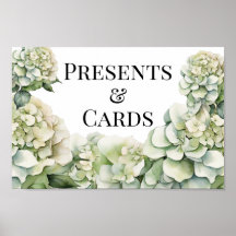 Elegante, weiße Aquarellfarben Blühende Hochzeit