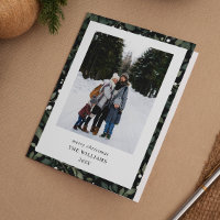 Elegante weiße Beeren Botanical 3 Foto Weihnachten