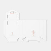 Elegante weiße Bestätigung Blumenkreuz Geschenkschachtel (Ungefaltet)