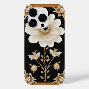 Elegante weiße Blume Case-Mate iPhone 14 Pro Hülle
