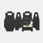 Elegante, weiße Blume Geschenkschachtel (Ungefaltet)