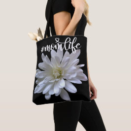 Elegante, weiße Blume Tasche