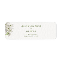 Elegante weiße botanische Blumenhochzeit
