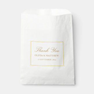 Elegante weiße florale elfenbeinfarbene Hochzeit m Geschenktütchen