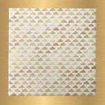 Elegante weiße Goldwolken Fliese<br><div class="desc">Weiße Fliese mit goldenen Wolken</div>