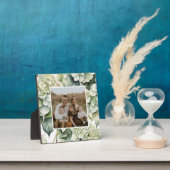 Elegante weiße, grüne Hydrangeas mit Blumen Fotoplatte (InSitu)