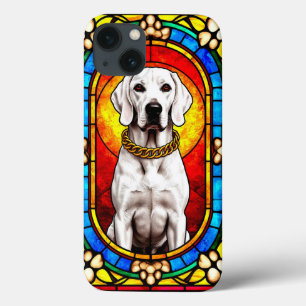 Elegante weiße Hundekunst Case-Mate iPhone Hülle