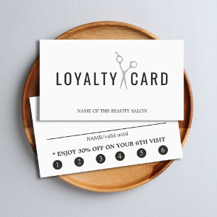 Elegante weiße Imitate Silberschere fett Treuekarte