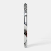 Elegante weiße Katze mit blauen Augen - iPhone 16  iPhone 16 Hülle (Linke Seite)