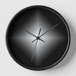 Elegante weiße Minimalistische und moderne Mauer Uhr